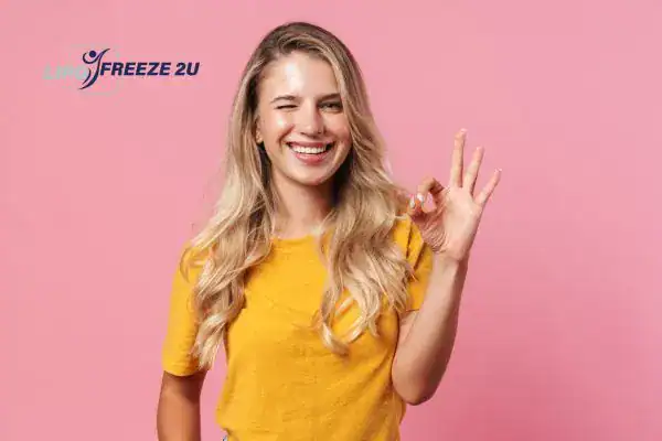 Picture of happy woman after HIFU vaginal tightening Bedford