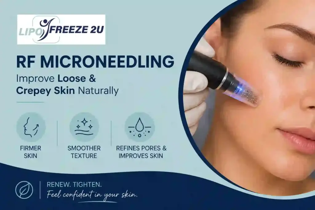 Can RF Microneedling Help Improve Loose and Crepey Skin Bedford?